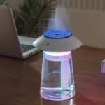 Colorful Lamp Flame Aroma Air Humidifier Pickup Sound with 1200mAh Battery 760ml - Image 3